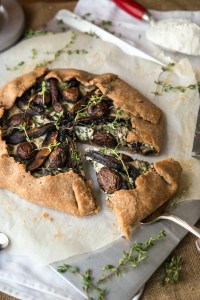 Mushroom Galette Greens 24/7 Vegan Recipes