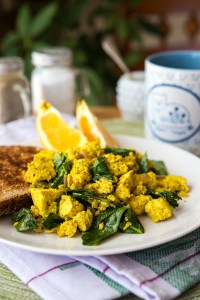 Tofu Scramble Greens 24/7 Vegan Recipes